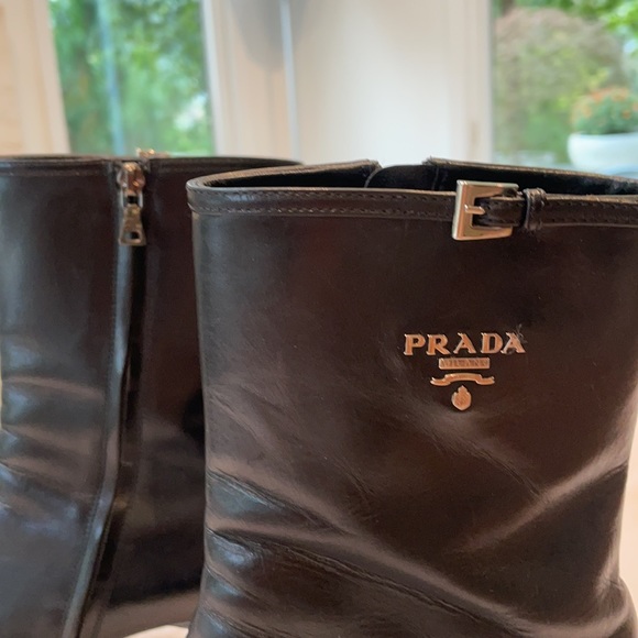 Prada Leather Booties - Picture 3 of 7
